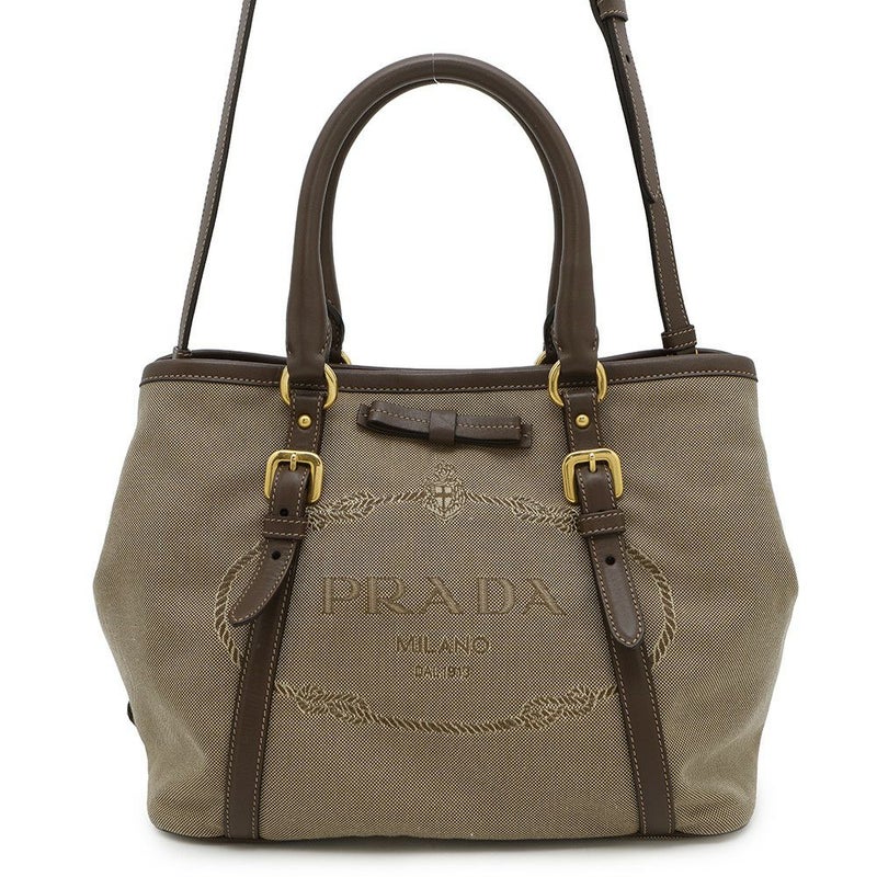 プラダ ハンドバッグ キャンバス  ロゴ BN1841 PRADA バッグ 2wayショルダーバッグ