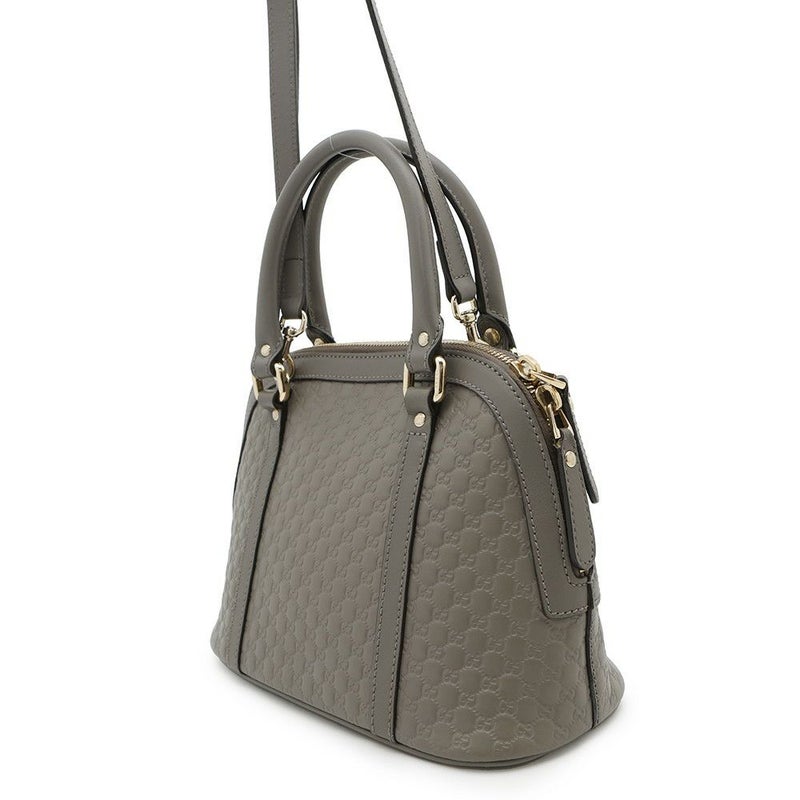 グッチ ハンドバッグ マイクログッチシマ 449654 GUCCI 2WAYショルダーバッグ GG柄 アウトレット品