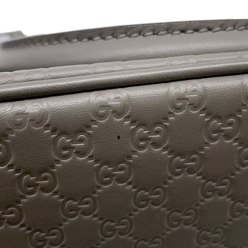 グッチ ハンドバッグ マイクログッチシマ 449654 GUCCI 2WAYショルダーバッグ GG柄 アウトレット品