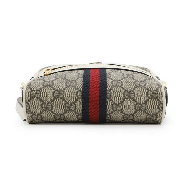 グッチ ショルダーバッグ オフィディア ミニバッグ GGスプリーム PVC レザー 517350 GUCCI バッグ 白