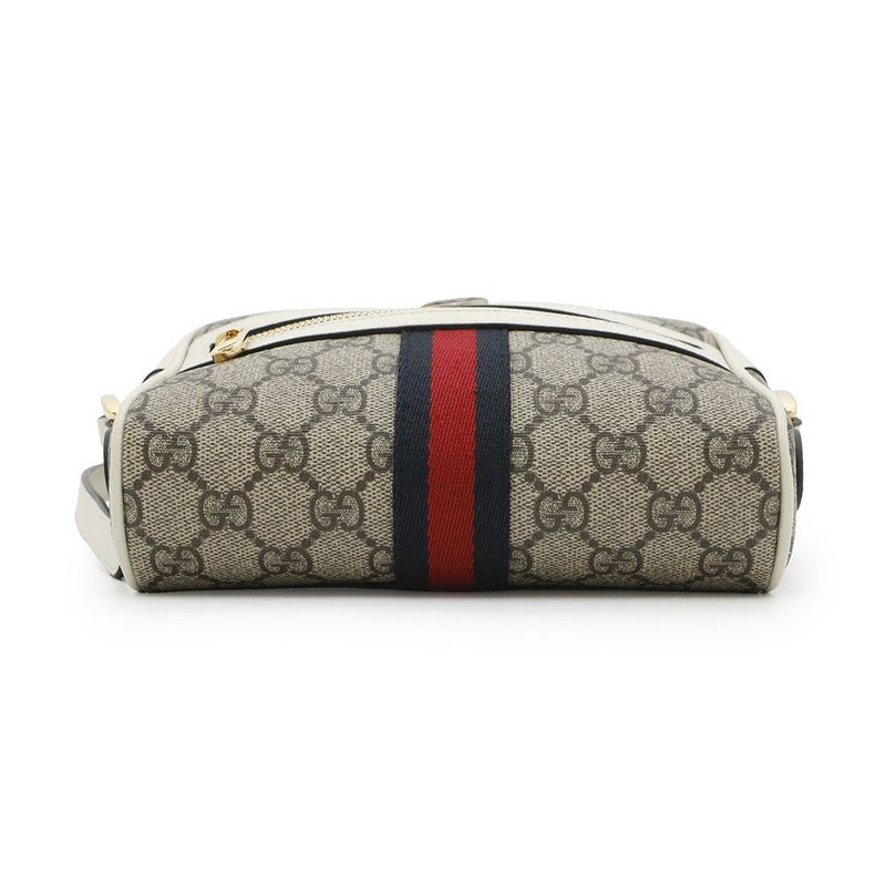 グッチ ショルダーバッグ オフィディア ミニバッグ GGスプリーム PVC レザー 517350 GUCCI バッグ 白