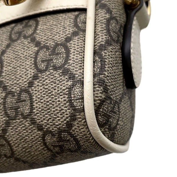 グッチ ショルダーバッグ オフィディア ミニバッグ GGスプリーム PVC レザー 517350 GUCCI バッグ 白