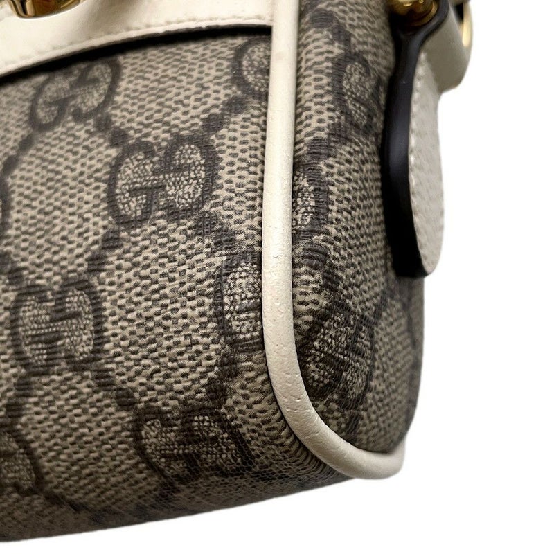 グッチ ショルダーバッグ オフィディア ミニバッグ GGスプリーム PVC レザー 517350 GUCCI バッグ 白