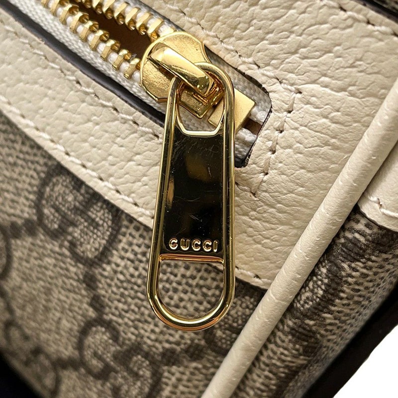 グッチ ショルダーバッグ オフィディア ミニバッグ GGスプリーム PVC レザー 517350 GUCCI バッグ 白