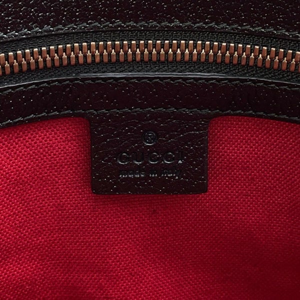 グッチ トートバッグ ロゴ レザー 429036 GUCCI 2wayショルダー バッグ 黒