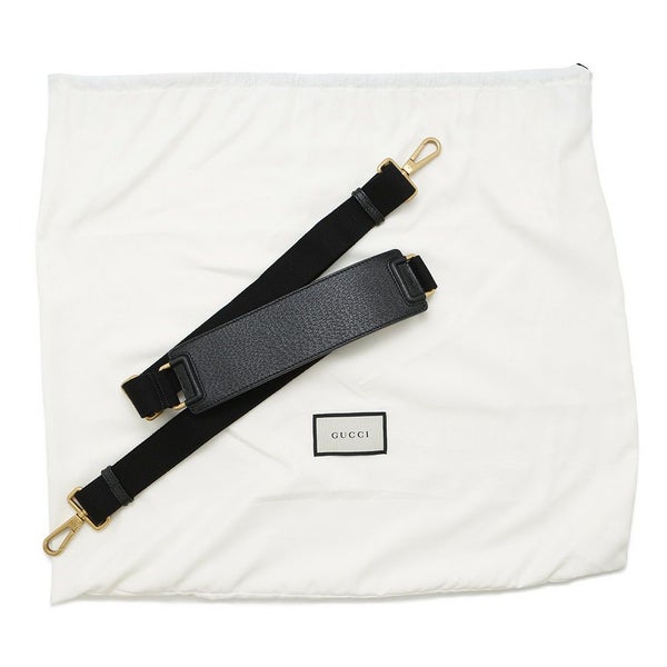 グッチ トートバッグ ロゴ レザー 429036 GUCCI 2wayショルダー バッグ 黒