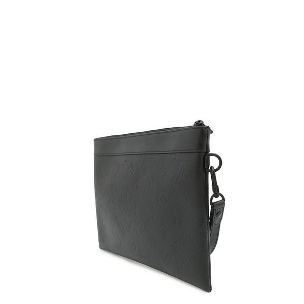 ルイヴィトン クラッチバッグ モノグラム・シャドウ ポシェット・トゥ・ゴー M81570 ブラック 黒