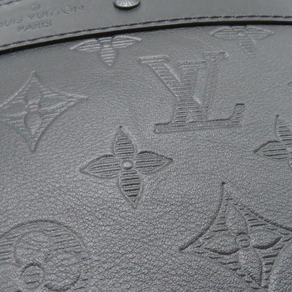 ルイヴィトン クラッチバッグ モノグラム・シャドウ ポシェット・トゥ・ゴー M81570 ブラック 黒