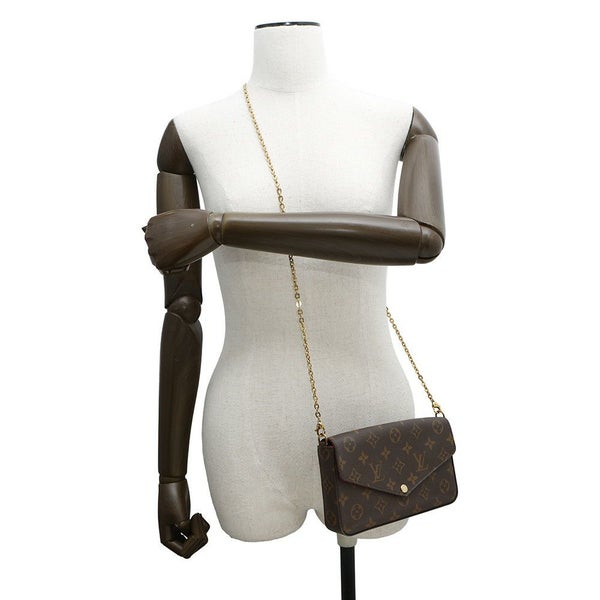 ルイヴィトン チェーンウォレット モノグラム ポシェット・フェリシー M81896 LOUIS VUITTON