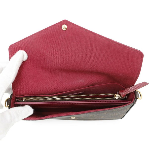 ルイヴィトン チェーンウォレット モノグラム ポシェット・フェリシー M81896 LOUIS VUITTON