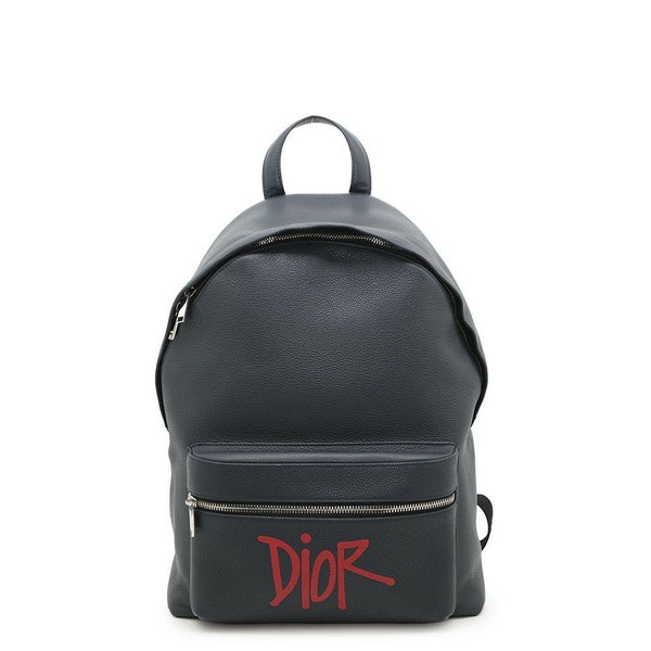 クリスチャン・ディオール リュック ステューシーコラボ レザー Christian Dior バックパック メンズ