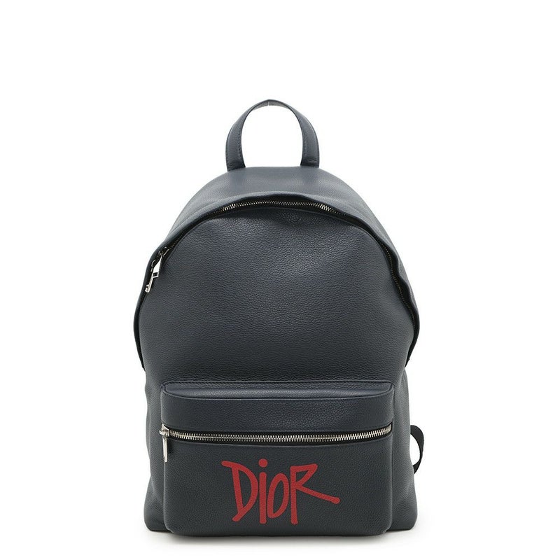 クリスチャン・ディオール リュック ステューシーコラボ レザー Christian Dior バックパック メンズ