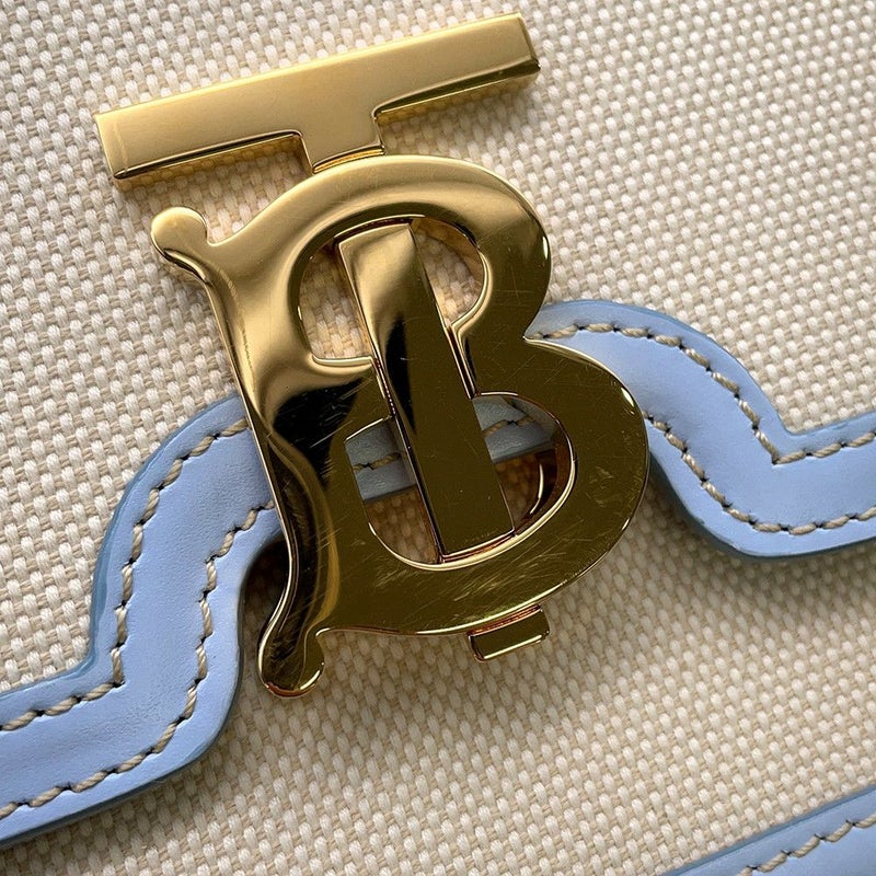 バーバリー ショルダーバッグ TBロゴ キャンバス BURBERRY バッグ