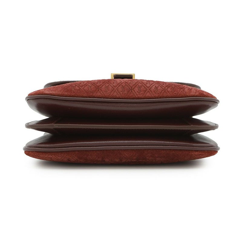 サンローランパリ ショルダーバッグ サッチェル モノグラム オールオーバー スモール スエード 568604 SAINT LAURENT PARIS