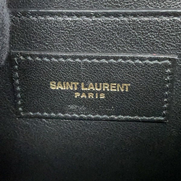 サンローランパリ ショルダーバッグ サッチェル モノグラム オールオーバー スモール スエード 568604 SAINT LAURENT PARIS