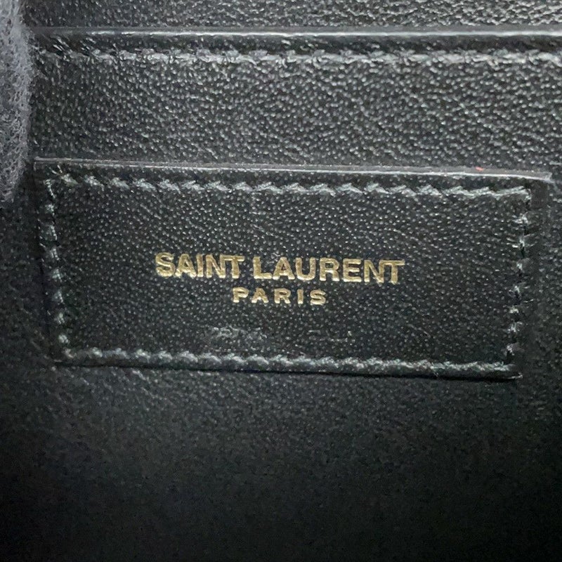 サンローランパリ ショルダーバッグ サッチェル モノグラム オールオーバー スモール スエード 568604 SAINT LAURENT PARIS