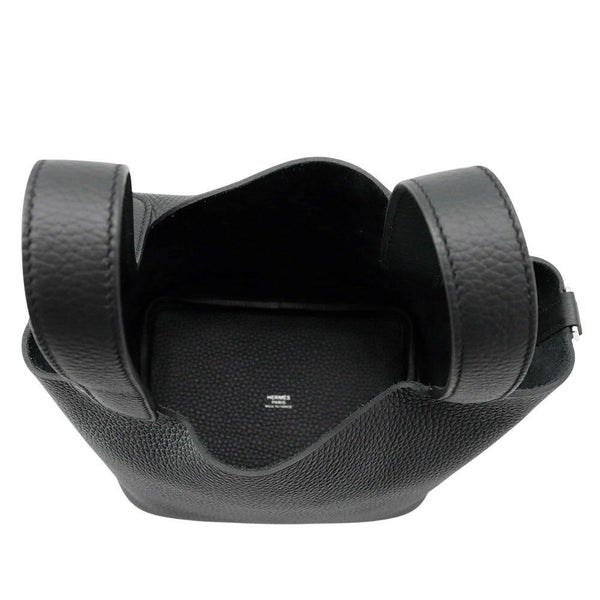 エルメス ハンドバッグ ピコタンロックPM ブラック/シルバー金具 トリヨンクレマンス K刻印 HERMES トートバッグ 黒