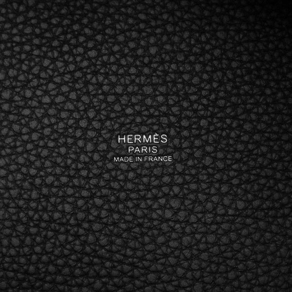 エルメス ハンドバッグ ピコタンロックPM ブラック/シルバー金具 トリヨンクレマンス K刻印 HERMES トートバッグ 黒