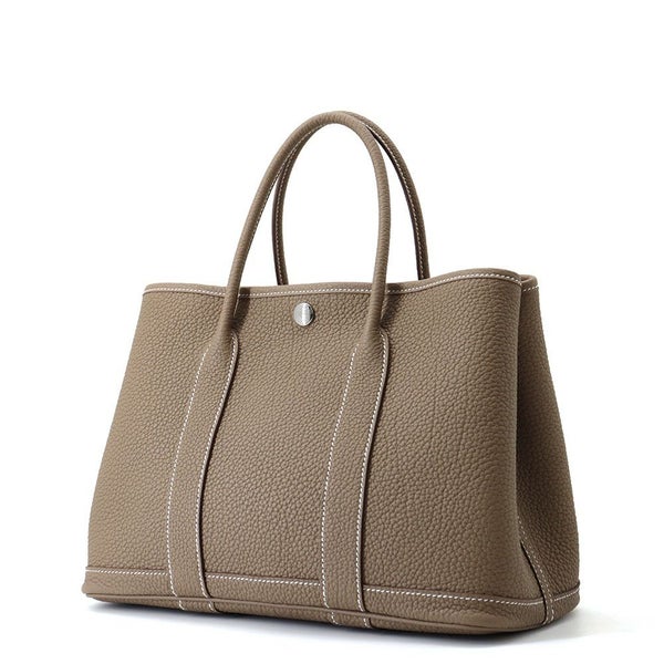エルメス トートバッグ ガーデンパーティTPM エトゥープ/シルバー金具 ネゴンダ K刻印 HERMES Garden Party