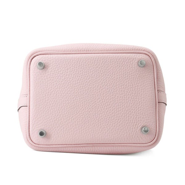 エルメス ハンドバッグ ピコタンロックPM ローズサクラ/シルバー金具 トリヨンクレマンス W刻印 HERMES トートバッグ