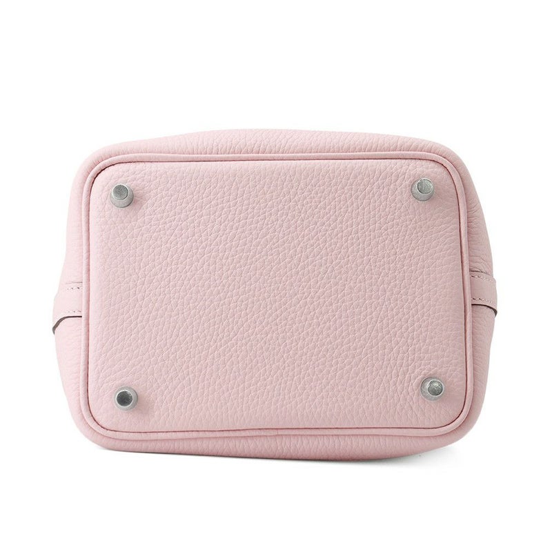 エルメス ハンドバッグ ピコタンロックPM ローズサクラ/シルバー金具 トリヨンクレマンス W刻印 HERMES トートバッグ