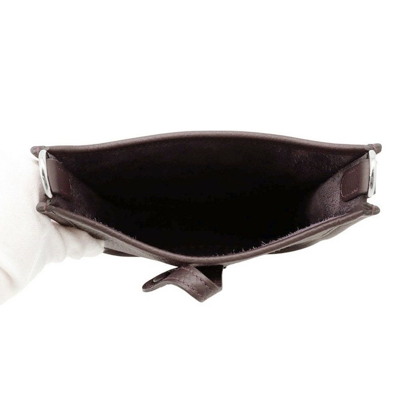 エルメス ショルダーバッグ エブリンTPM アマゾン コルダージュ 111cm プルノワール/シルバー金具 トリヨンクレマンス W刻印 HERMES