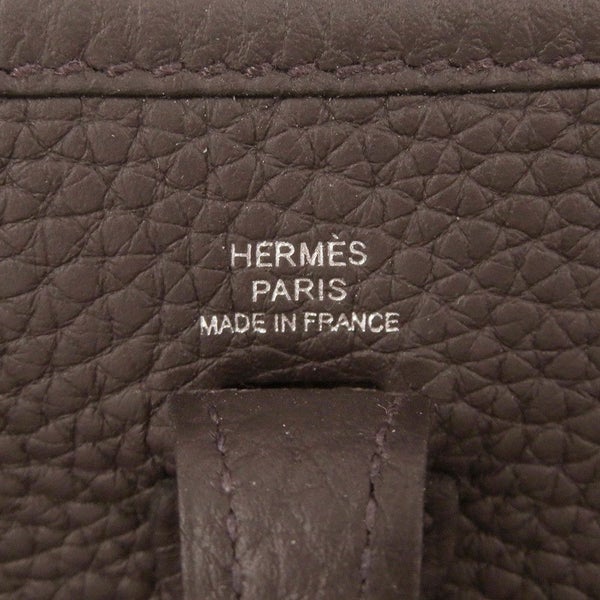 エルメス ショルダーバッグ エブリンTPM アマゾン コルダージュ 111cm プルノワール/シルバー金具 トリヨンクレマンス W刻印 HERMES