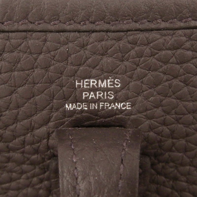 エルメス ショルダーバッグ エブリンTPM アマゾン コルダージュ 111cm プルノワール/シルバー金具 トリヨンクレマンス W刻印 HERMES