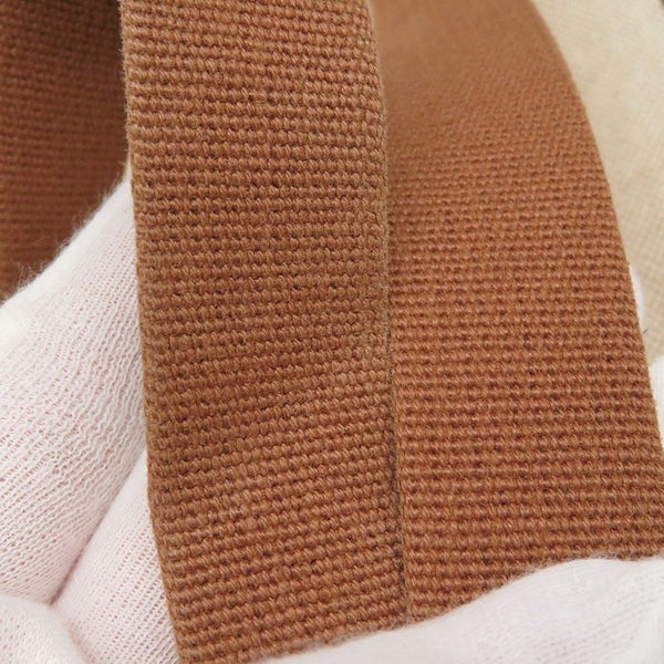 エルメス ショルダーバッグ ヴェスパPM ゴールド/ゴールド金具 トワルアッシュ/レザー □B刻印