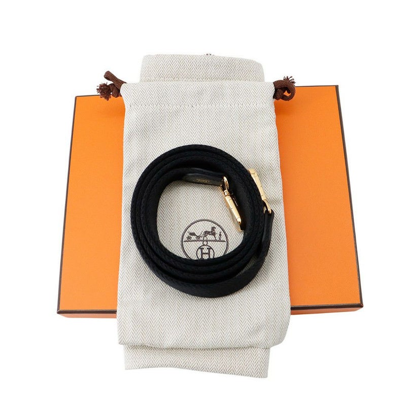 エルメス ショルダーバッグ エブリンTPM 111cm ブラック/ゴールド金具 トリヨンクレマンス W刻印 HERMES 黒