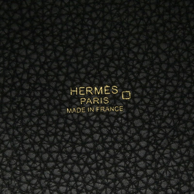 エルメス ハンドバッグ ピコタンロックPM タッチ ブラック/ゴールド金具 トリヨンクレマンス/アリゲーターマット U刻印 黒