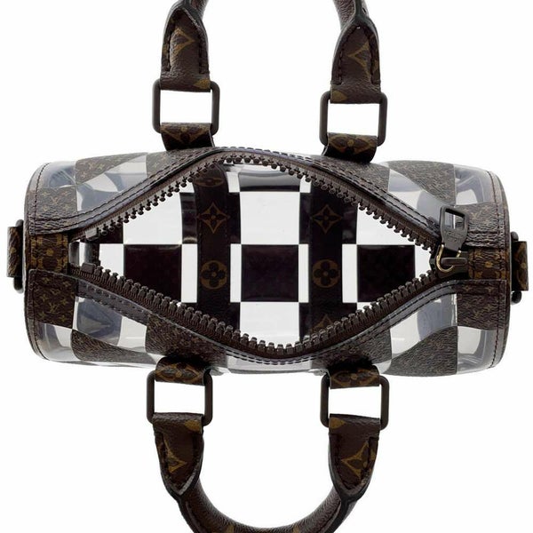 ルイヴィトン ハンドバッグ モノグラム・チェス キーポル・バンドリエール25 M20872 2wayショルダー