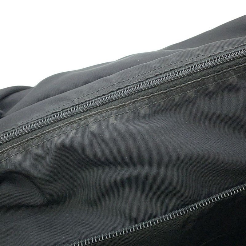 プラダ ショルダーバッグ スタッズ ナイロン レザー 1BD118 PRADA 斜め掛け 黒