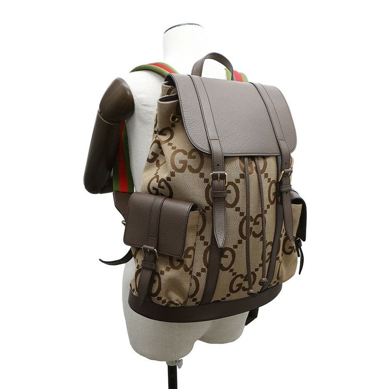 グッチ リュック ジャンボGG キャンバス レザー 678829 GUCCI メンズ リュックサック