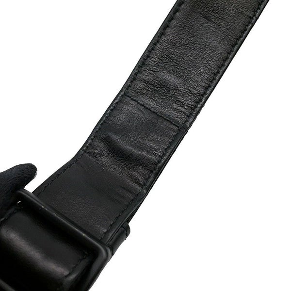 ボッテガヴェネタ ショルダーバッグ イントレチャート レザー BOTTEGA VENETA バッグ 黒