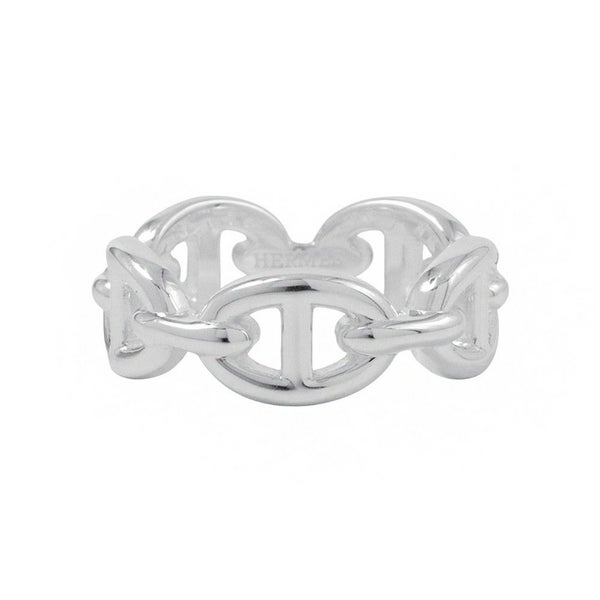 エルメス リング シェーヌダンクル アンシェネPM Enchainee SV925シルバー リングサイズ52 HERMES ジュエリー