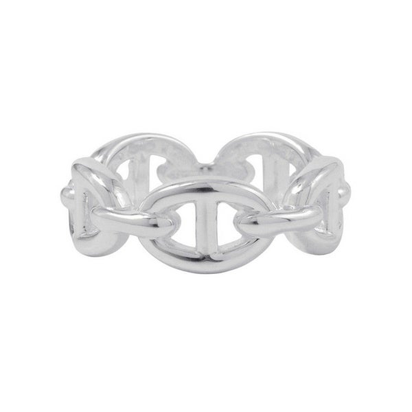 エルメス リング シェーヌダンクル アンシェネPM Enchainee SV925シルバー リングサイズ52 HERMES ジュエリー