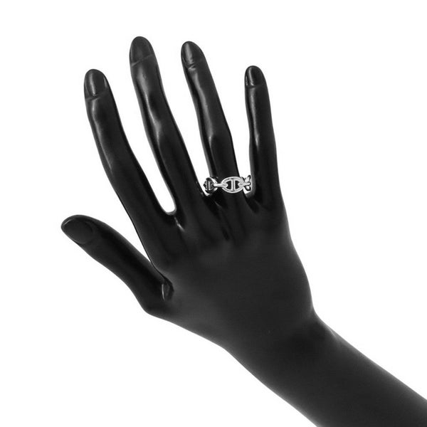 エルメス リング シェーヌダンクル アンシェネPM Enchainee SV925シルバー リングサイズ52 HERMES ジュエリー