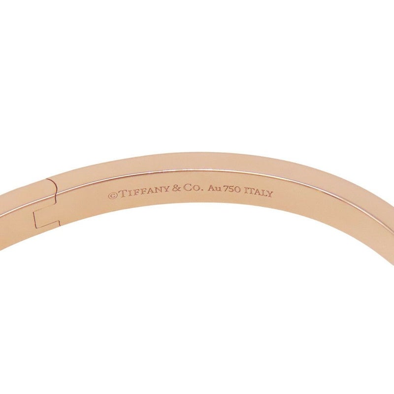 ティファニー ブレスレット Tワン ナロー ヒンジ バングル ラージサイズ K18PGピンクーゴールド 67794303 ローズゴールド