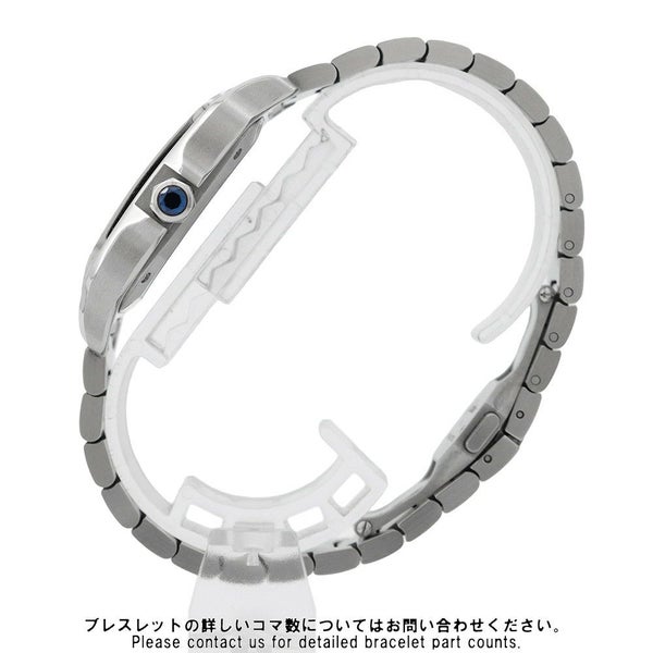カルティエ サントス ドゥ カルティエ MM WSSA0029 Cartier 腕時計 シルバー文字盤