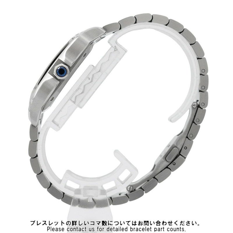 カルティエ サントス ドゥ カルティエ MM WSSA0029 Cartier 腕時計 シルバー文字盤