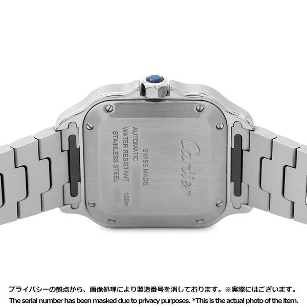 カルティエ サントス ドゥ カルティエ MM WSSA0029 Cartier 腕時計 シルバー文字盤