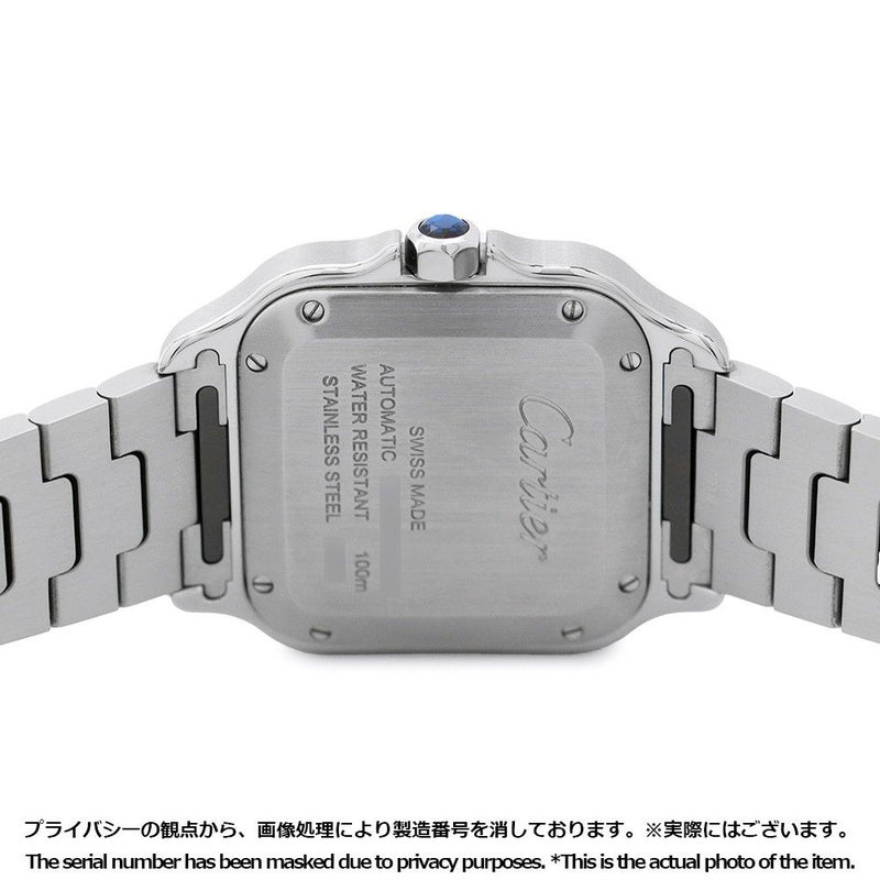 カルティエ サントス ドゥ カルティエ MM WSSA0029 Cartier 腕時計 シルバー文字盤
