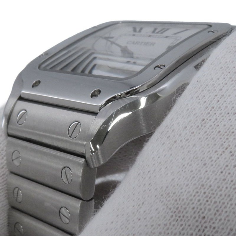 カルティエ サントス ドゥ カルティエ MM WSSA0029 Cartier 腕時計 シルバー文字盤