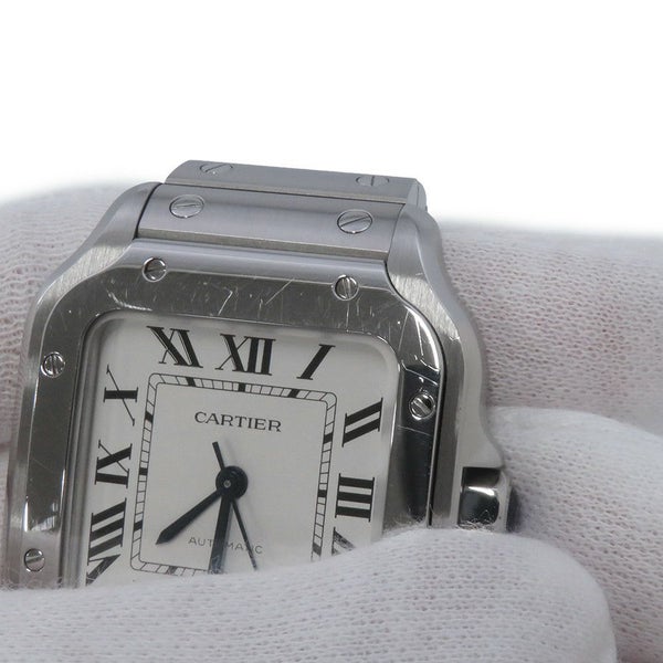 カルティエ サントス ドゥ カルティエ MM WSSA0029 Cartier 腕時計 シルバー文字盤