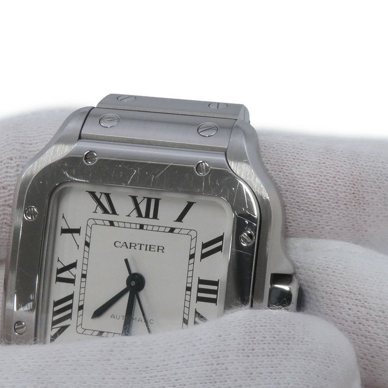カルティエ サントス ドゥ カルティエ MM WSSA0029 Cartier 腕時計 シルバー文字盤