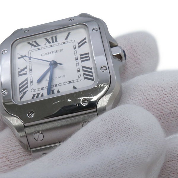 カルティエ サントス ドゥ カルティエ MM WSSA0029 Cartier 腕時計 シルバー文字盤