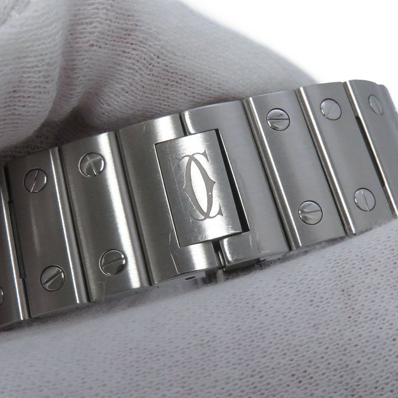 カルティエ サントス ドゥ カルティエ MM WSSA0029 Cartier 腕時計 シルバー文字盤