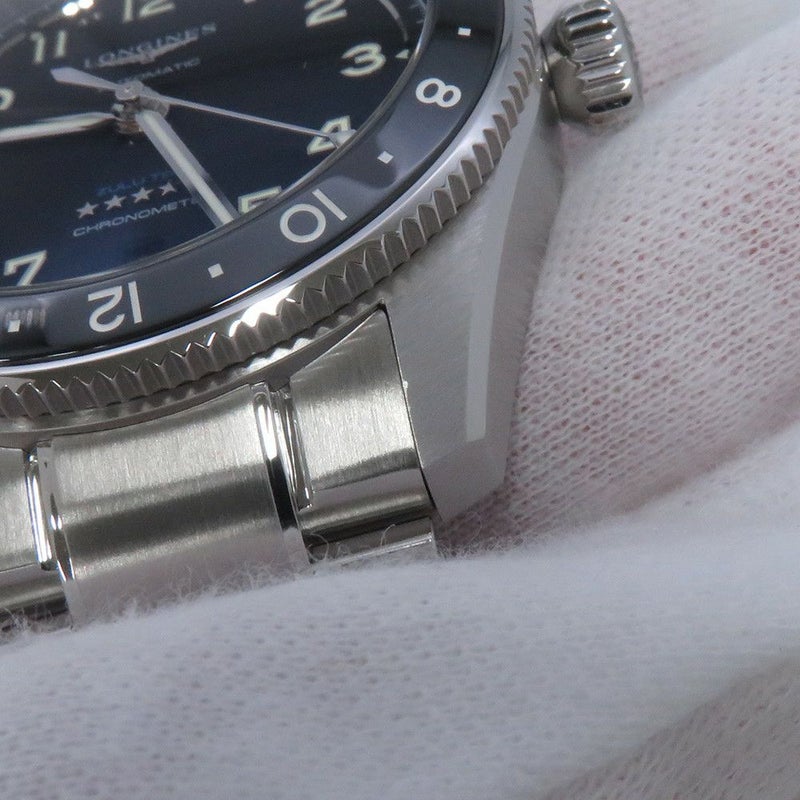 ロンジン スピリット ズールータイム L3.802.4.53.6 LONGINES 腕時計 黒文字盤