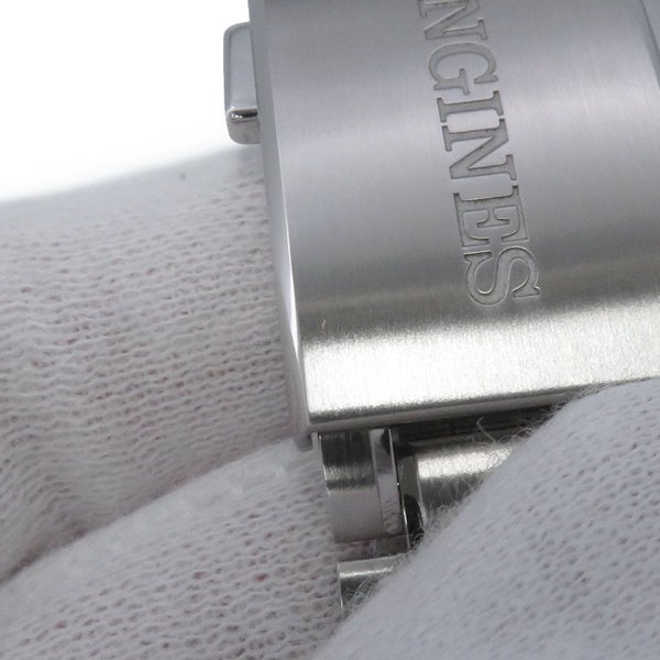 ロンジン スピリット ズールータイム L3.802.4.53.6 LONGINES 腕時計 黒文字盤